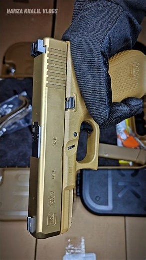 GLOCK 19X-V Gold 🪙 Break in Period 🔥#shorts