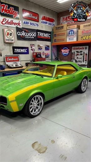 INSANE Neon Green Custom Camaro SS! 🟢🔥 #shorts