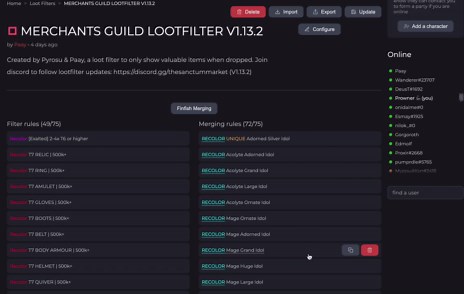 Loot Filter Editor