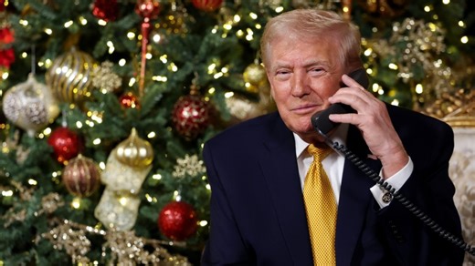 Trump jokes about Santa giving a child 'clean, beautiful coal' for Christmas