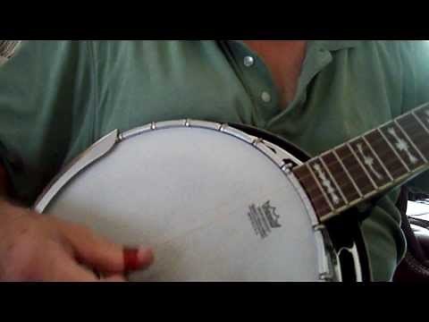 "Amazing Grace" Bluegrass Gospel Song Mountain Banjo Picking Style