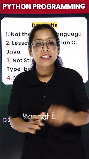 Advantages & Disadvantages of Python Programming #shorts #magnetbrains