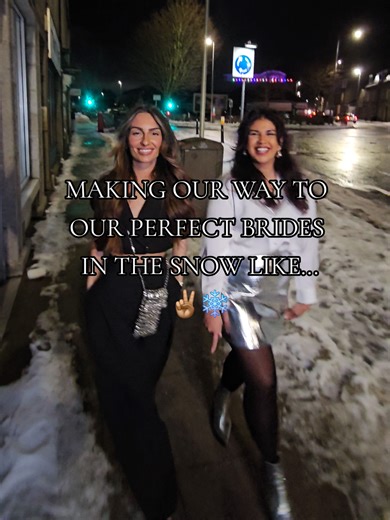 Exciting Bridal Event in North-East Scotland Amid Snow