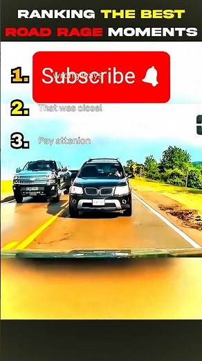 Ranking the Worst Drivers on the Road #roadrage #driving #dashcam