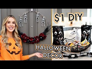 DOLLAR STORE DIY HALLOWEEN DECOR | leighannsays | LeighAnnSays