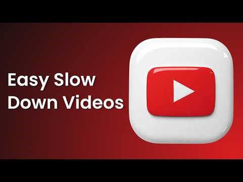 How To Slow Down YouTube Videos (Any Device)