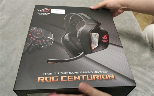 【武哥分享】Asus/华硕ROG华硕耳机华硕百夫长Centurion7.1华硕rog物理7.1声道自带华硕声卡使用分享心得。