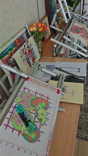 All Sizes Embroidery Hoops & Stands Test! Secret to Tight, Non-Slip Fabric #embroideryhoop