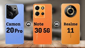 228K views · 6.7K reactions | Tecno Camon 20 Pro vs Infinix Note 30 5G vs Realme 11 | A TECH | Facebook