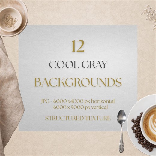 12 Cool Gray Structured Texture Backgrounds (digital Download) - Etsy