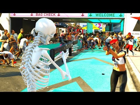 Hitman 3 Miami Skeleton Infinite Ammo SMG Kill Everyone