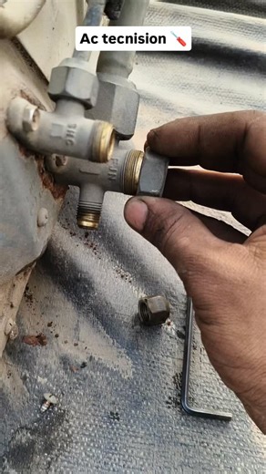 AC technician didcap lock 🪛🪛🔒🔒🔒🤙🤙🧬 | Harash Vishwakarma