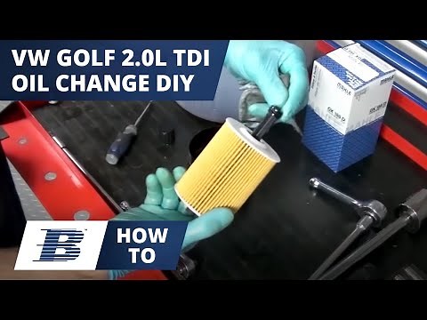 How To Change VW Golf Oil & Filter 2.0 TDI