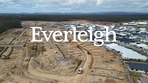 Mirvac Residential on Instagram: "We’re excited to share the latest construction update at Everleigh, our thriving masterplanned community in Greenbank. With land lots in Precinct 8.1 nearing completion and new streetscapes taking shape, the vision for Everleigh is becoming reality. Construction works are progressing across the community, with essential infrastructure and landscaping advancing to create a welcoming environment designed with families in mind. Everleigh combines modern living with