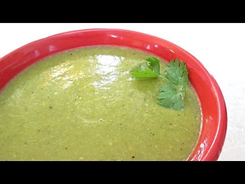 Green Enchilada Sauce - Fresh Tomatillos and Anaheim Peppers - PoorMansGourmet
