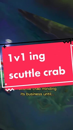 This is how u secure the scuttle crab every single game. Shen vs the grear scuttle crab itself. #leagueoflegends #shen #ranked