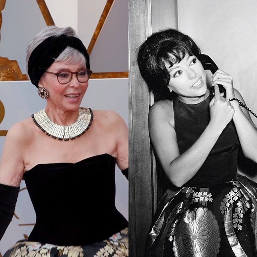 Rita Moreno re-wore her gown from the 1962 Oscars last night—and she looked just as amazing in it now as she did 56 years ago 😍✨ | Harper's Bazaar