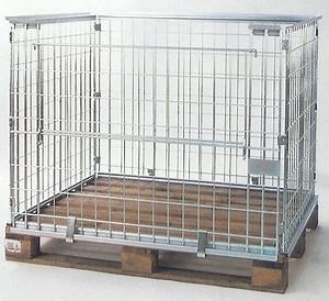 Collapsible Foldable Storage Cage Mesh Wire Container for