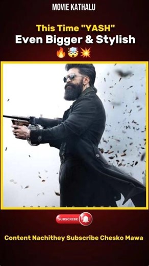 TOXIC Movie Intro Shocks Fans 😱🔥 Records Break # shorts #ytshorts #toxic #yash #toxicintro #tfi