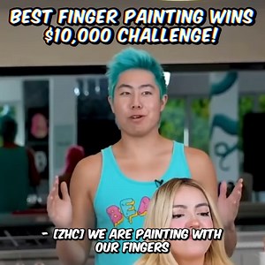 339K views · 9.1K reactions | The best finger painting wins $10,000!!  | ZHC | Facebook
