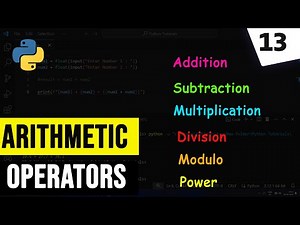 Arithmetic Operators In Python Programming Language | Python For Beginners