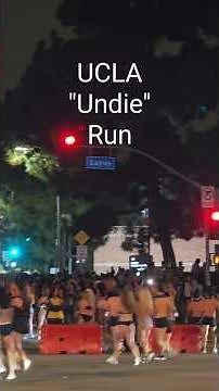 I did the UCLA Undie Run 2025