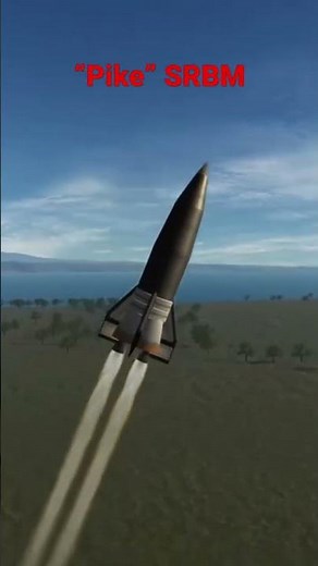 “Pike” Short-Ranged Ballistic Missile #ksp #aerospace