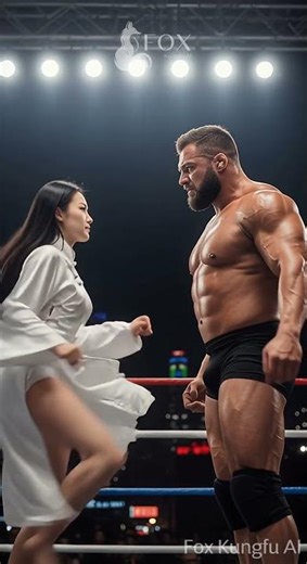 Bodybuilder vs Martial Artist: The Brutal Takedown | Fox Kung Fu AI