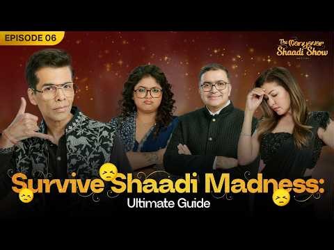 How To Escape Shaadi-Related Stress Ft. Karan Johar, Aditi, Kasturi & Parthip | TMSS Ep 6
