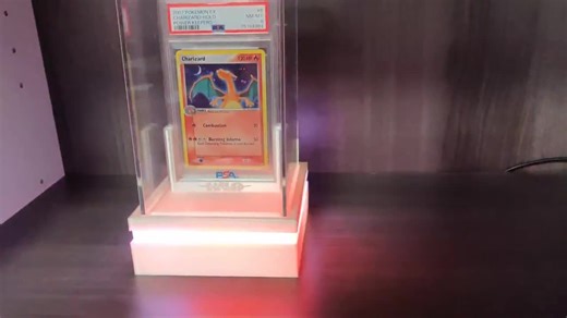 Graded Card Display Case | Stand Fits Collectible PSA, BGS, CGC, and Standard Top-loaders Cards | Features App & Remote Controlled Leds. - Etsy Denmark