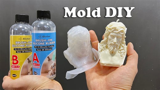 Easiest DIY Brushed-On Silicone Mold Tutorial