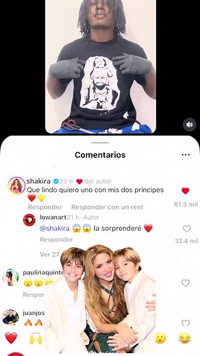 Shakira reacciona a Jay Wheeler: un detalle tierno