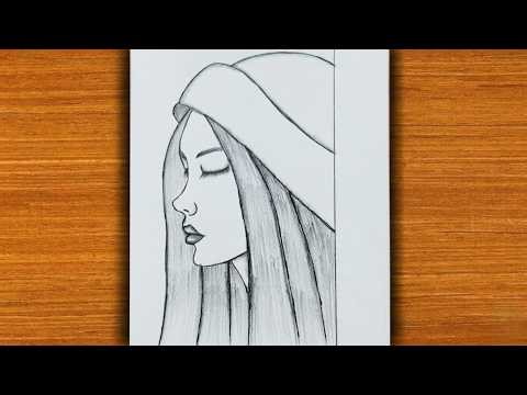 How to Draw a Beautiful Girl's Face | Easy Pencil Drawing for Beginners