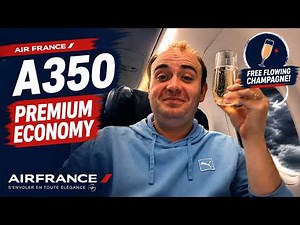 Is Air France's Premium Economy WORTH the upgrade? | Flight Review | Chicago-Paris CDG | A350-900