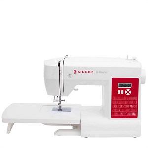 SINGER 62C Brilliance™ Plus Computerized Sewing Machine with Extension Table & Accessory Kit | 180 Stitch Applications, LCD Screen & High-End Touch buttons | Perfect for Creative Sewing Projects