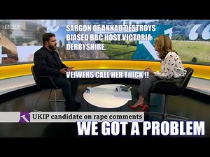 Sargon of Akkad Destroys Biased BBC Host Victoria Derbyshire Full Interview. Viewers Call Her Thick