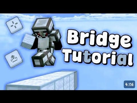 Minecraft bridging tutorial for mobile beginning 