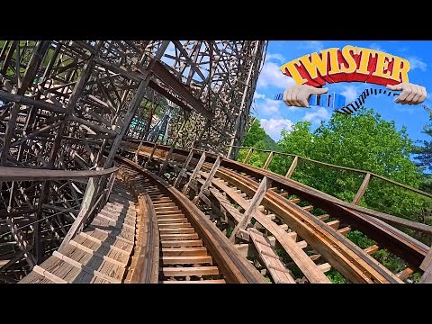 Twister 4K Front Seat POV - Knoebels