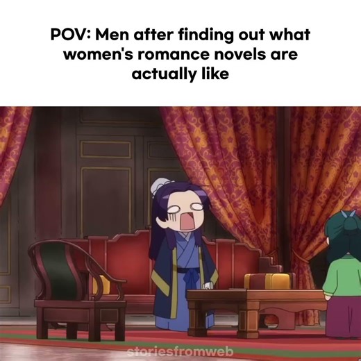 POV: Men after finding out the actual content of women's romance novel #anime #fyp #shorts