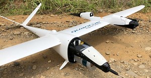 VTOL fixed-wing UAV mounted-LiDAR maps 2200km of highway