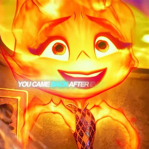 Ember ❤️ Wade Best Scene… l Elementals Edit #shorts