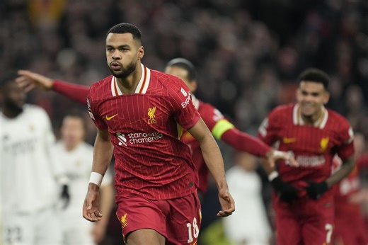 Liverpool 2-0 Real Madrid: Reds' Player Ratings as Gakpo and Mac Allister score in a second-half blitz by the hosts | UEFA Champions League 2024-25