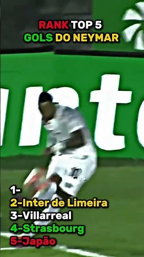 TOP 5 GOLS MAIS BONITOS DO NEYMAR 🤯🇧🇷 | Golaços Históricos da Carreira! #futebol