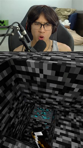 Mining diamond ore beneath the bedrock layer