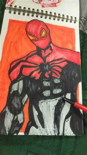 superior spider man drawing 😁#shortvideo #art ...