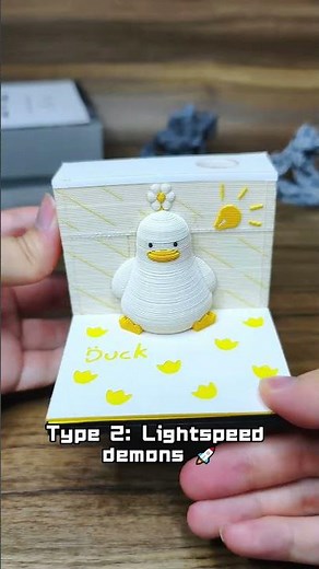 Such a creative 3d calendar memo pad for gift present and school office desk decor#3dmemopad #diy