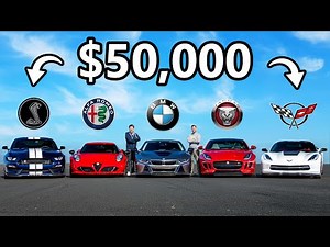 $50,000 Used Question // GT350 vs Alfa 4C vs BMW i8 vs F Type R vs Corvette Z51