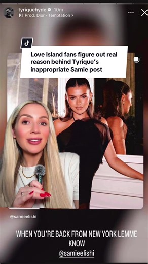 Love Island fans figure out real reason behind Tyrique’s inappropriate Samie post #loveisland #loveislanduk #uktv #greenscreen #foryoupage