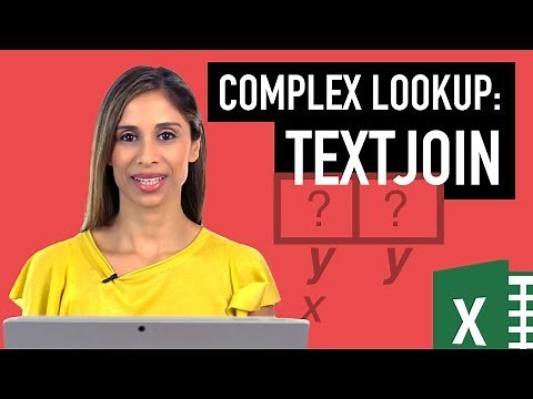 How to Solve Complex Lookup Problems in Excel with TEXTJOIN
