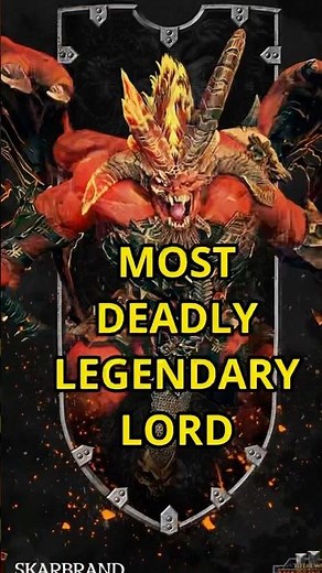 MOST DEADLY LEGENDARY LORD SKARBRAND GUIDE #totalwarwarhammer #warhammer3